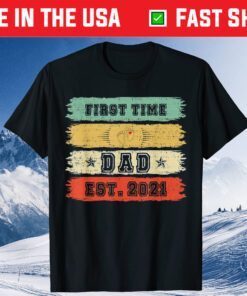 Proud New Dad-Baby Feet Daddy Tee-Proud First Time Dad 2021 Classic T-Shirt