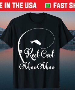 Reel Cool MawMaw Fishing Grandma Mother's Day Classic T-Shirt