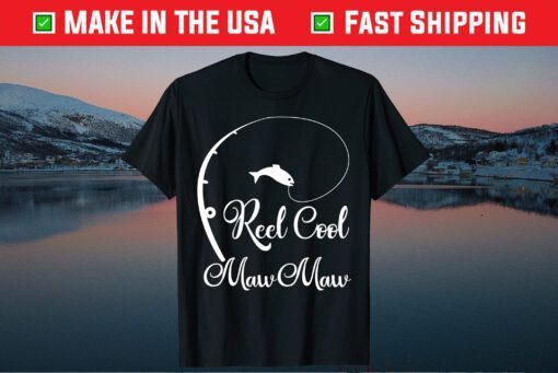 Reel Cool MawMaw Fishing Grandma Mother's Day Classic T-Shirt