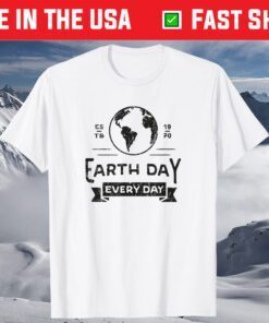 Retro Earth Day 2021 April 22 Environmental Climate Recycle T-Shirt