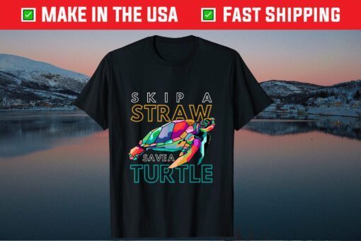 Sea Turtle Earth Day Gift Environmental Awareness Turtle Gift T-Shirt