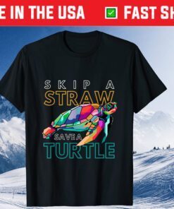 Sea Turtle Earth Day Gift Environmental Awareness Turtle Gift T-Shirt