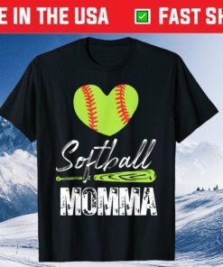 Softball Momma Catcher Pitcher Mothers Day Classic T-Shirt