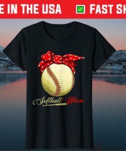 Softball Player Mom Tee Mother's Day Classic T-Shirt