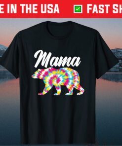 Tie Dye Mama Bear, Mama Bear Tie Dye, 90s Mom, Mother's Day Classic T-Shirt