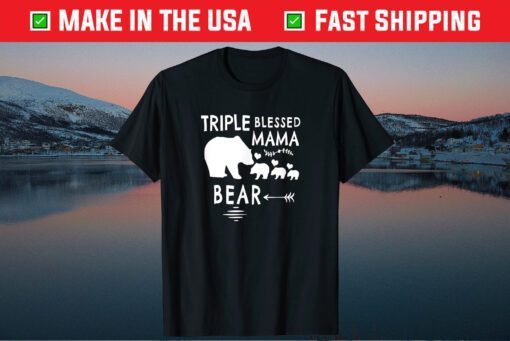 Triple Blessed Mama Bear Classic T-Shirt