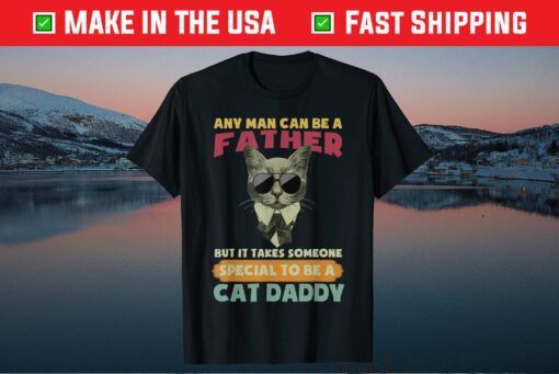 Vintage Father's day 2021 Cat Daddy Classic T-Shirt