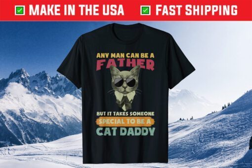 Vintage Father's day 2021 Cat Daddy Classic T-Shirt