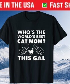 World's Best Cat Mom Gift T-Shirt