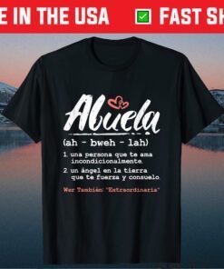 abuela mothers day gift in spanish - Latina Grandma Espanol Gift T-Shirt