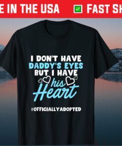Adoption Announcement Day Family Dad Heart Classic T-Shirt
