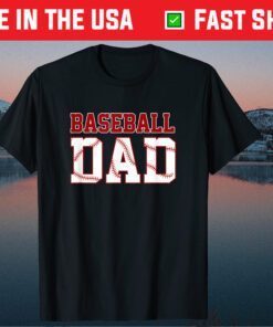 Baseball Dad Fathers Day Daddy Papa Classic T-Shirt