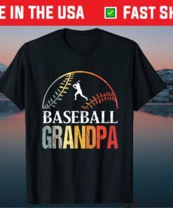 Baseball Grandpa - Vintage Baseball Grandpa Fathers Day Unisex T-Shirt