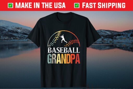 Baseball Grandpa - Vintage Baseball Grandpa Fathers Day Unisex T-Shirt