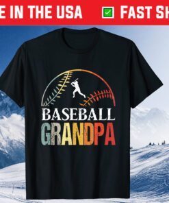 Baseball Grandpa - Vintage Baseball Grandpa Fathers Day Unisex T-Shirt