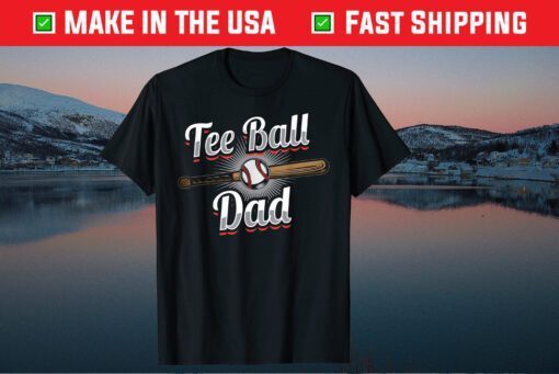 Baseball Tee Ball Dad Fathers Day T-Ball Classic T-Shirt