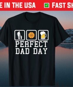 Basketball And Beers Ferfect Dad Day Father Day Classic T-Shirt