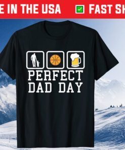 Basketball And Beers Ferfect Dad Day Father Day Classic T-Shirt