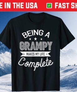 Being A Grampy Makes My Life Complete Grandpa Classic T-Shirt