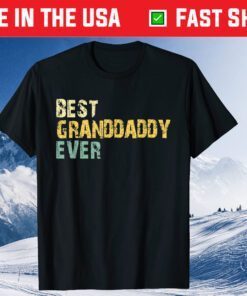 Best Granddaddy Ever Vintage Retro Father's Day T-Shirt