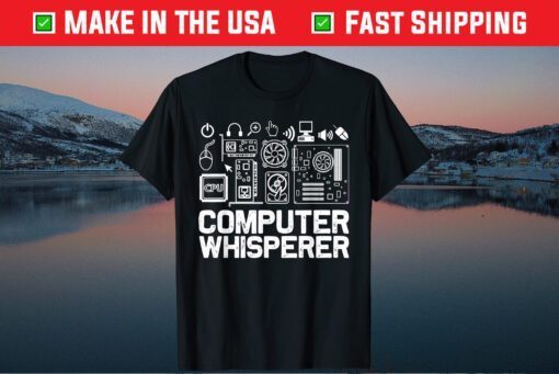 Computer Whisperer Shirt IT Tech Support Nerds Geek Classic T-Shirt