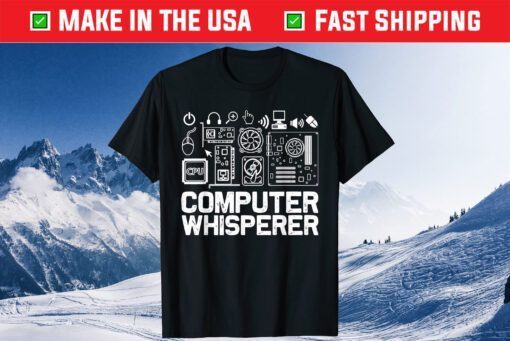 Computer Whisperer Shirt IT Tech Support Nerds Geek Classic T-Shirt