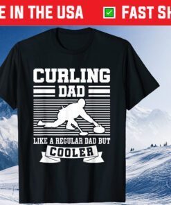 Curling Dad Curler Papa Father's Day Classic T-Shirt