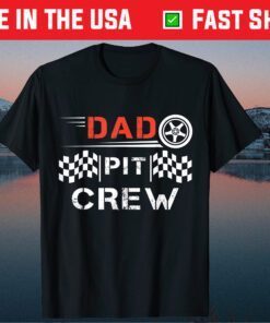 Dad Pit Crew Kart Racer Daddy Racing Classic T-Shirt