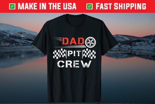 Dad Pit Crew Kart Racer Daddy Racing Classic T-Shirt