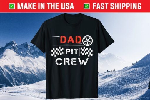 Dad Pit Crew Kart Racer Daddy Racing Classic T-Shirt