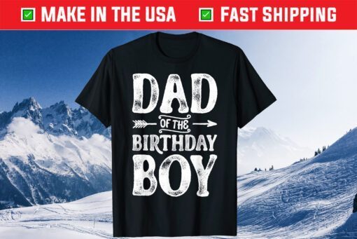 Dad of the Birthday Boy Father Day Papa Dads Classic T-Shirt