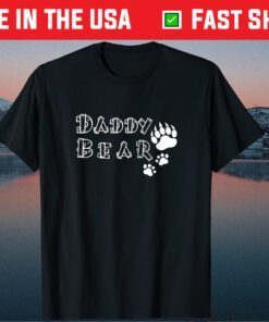 Daddy Bear Shirt Matching Family Papa Bear Camping Classic T-Shirt