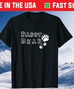 Daddy Bear Shirt Matching Family Papa Bear Camping Classic T-Shirt