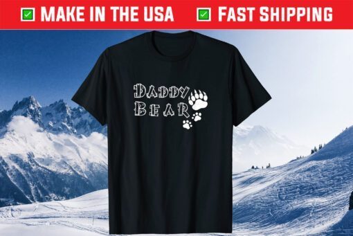 Daddy Bear Shirt Matching Family Papa Bear Camping Classic T-Shirt