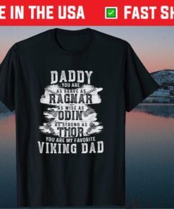 Daddy is my favourite Viking Father's Day T-Shirt