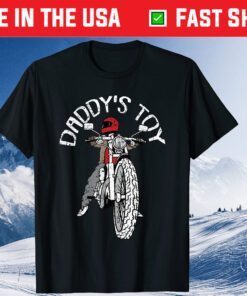 Daddys Toy Motorcycle Motorbike Riding Biker Rider Father Day Classic T-Shirt