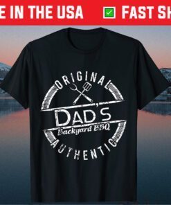 Dads Backyard BBQ Grilling Fathers Day Gift T-Shirt