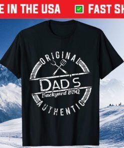 Dads Backyard BBQ Grilling Fathers Day Gift T-Shirt