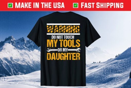 Diesel Mechanic Dad Design On Back Of Clothing Father's Day Classic T-Shirt