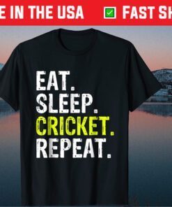 Eat Sleep Cricket Repeat Classic T-Shirt