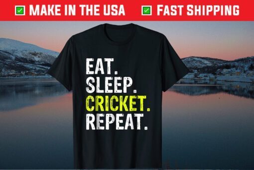 Eat Sleep Cricket Repeat Classic T-Shirt