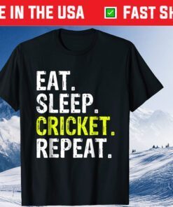 Eat Sleep Cricket Repeat Classic T-Shirt