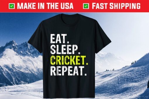 Eat Sleep Cricket Repeat Classic T-Shirt