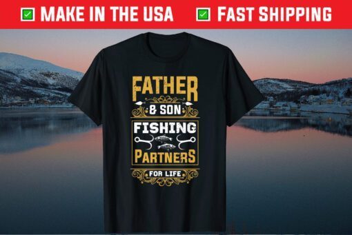 Father Son Fishing Partners For Life Matching Outfits Classic T-Shirt