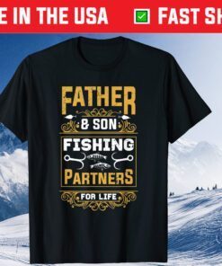 Father Son Fishing Partners For Life Matching Outfits Classic T-Shirt