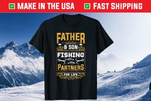 Father Son Fishing Partners For Life Matching Outfits Classic T-Shirt