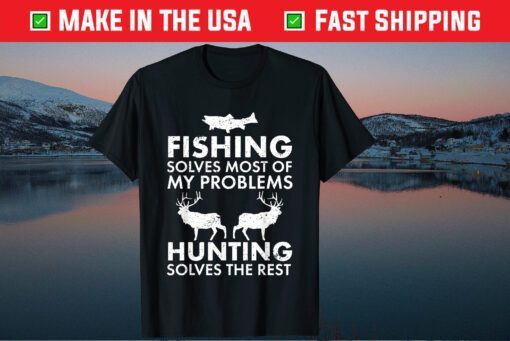 Fishing And Hunting Gift Christmas Humor Hunter Cool Classic T-Shirt