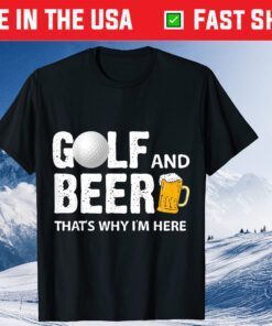 Golf and Beer Dad Fathers Day Classic T-Shirt