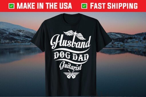 Husband Dog Dad Guitarist Guitar Player Classic T-shirt