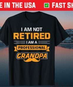 I Am Not Retired I Am A Professional Grandpa Classic T-Shirt